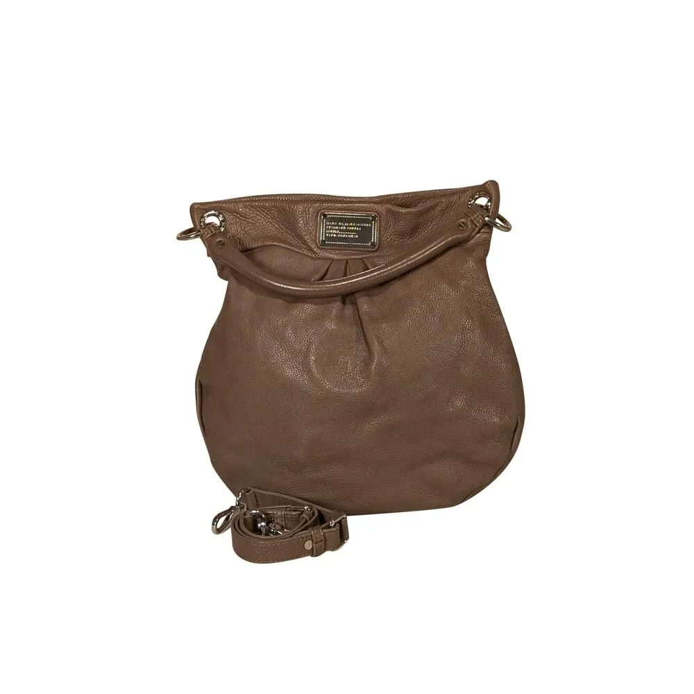 Marc Jacobs - Taupe Pebbled Leather Hobo Bag